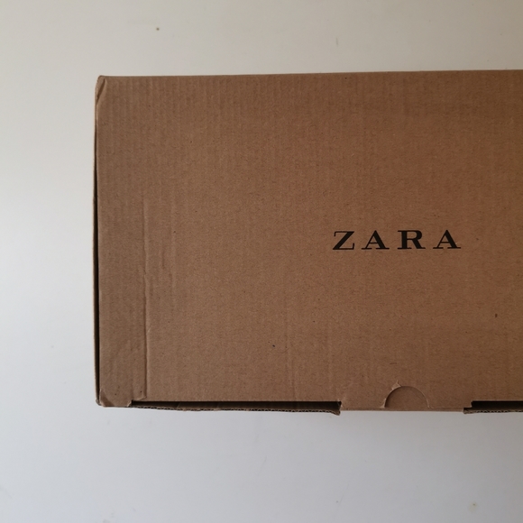 bnwb zara red satin pointed toe flats - Picture 3 of 4